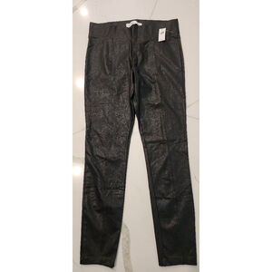 Old Navy Stevie High Rise Faux Leather Pants Black NWT High Waisted Legging M